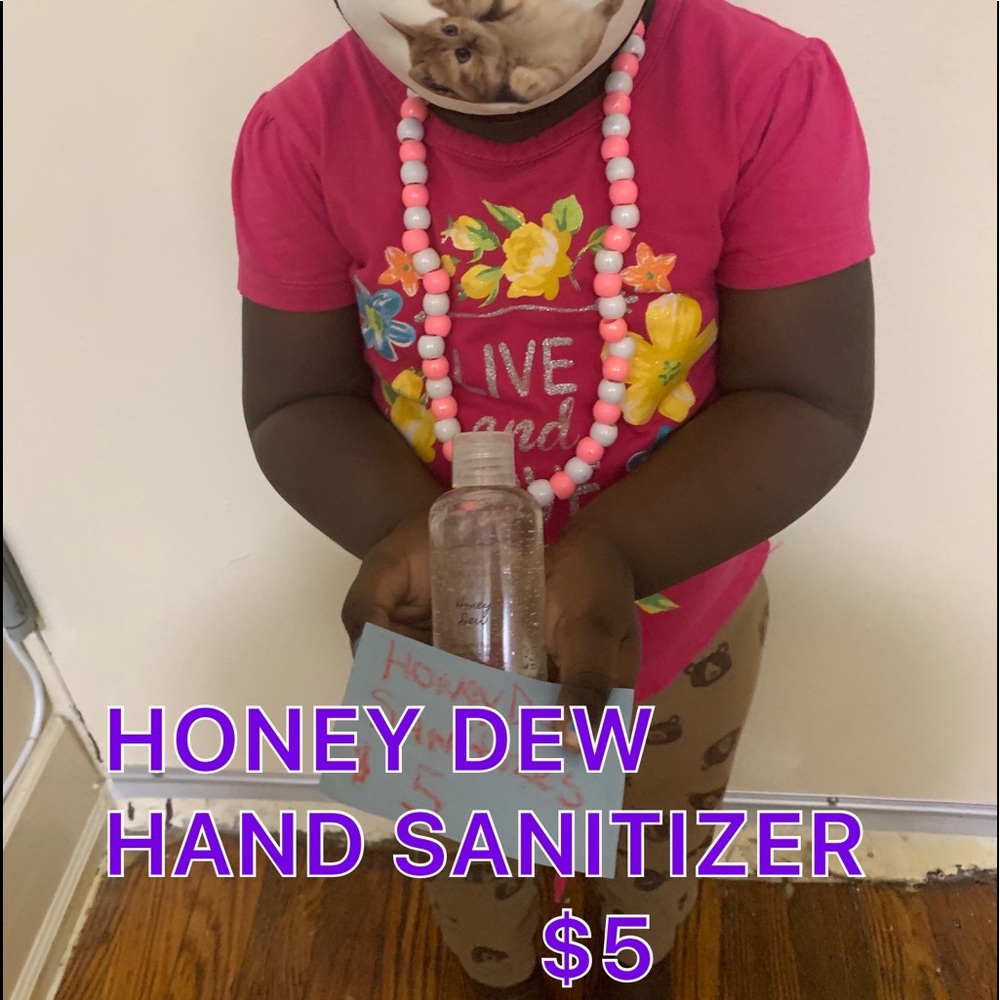 Vegan sanitizer honey dew scented